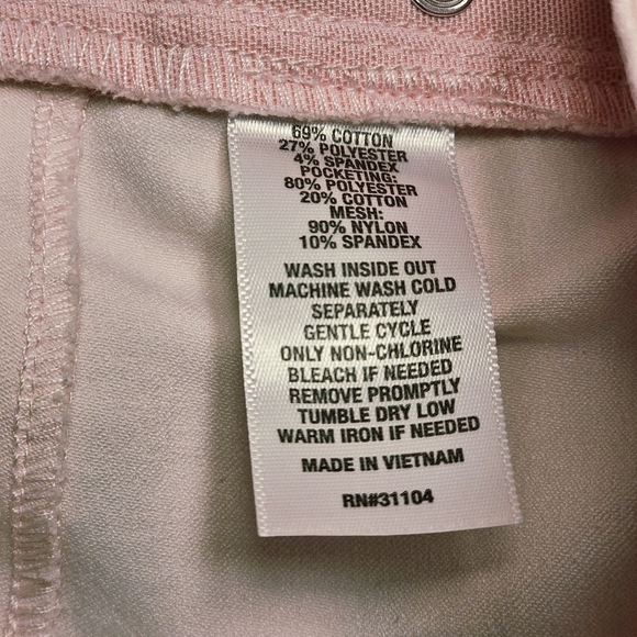 Kim Rogers Womens Pink Cotton Stretch Pull-on Bermuda Shorts 20W - Picture 7 of 7